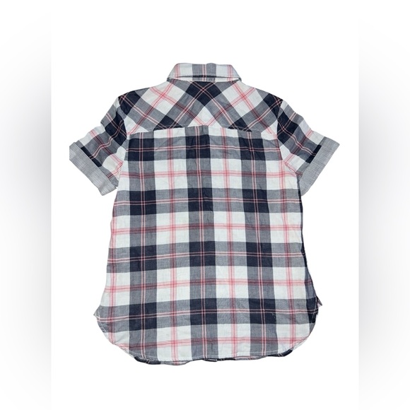 NWOT Tommy Hilfiger Women’s Plaid Button up Shirt - Picture 2 of 11